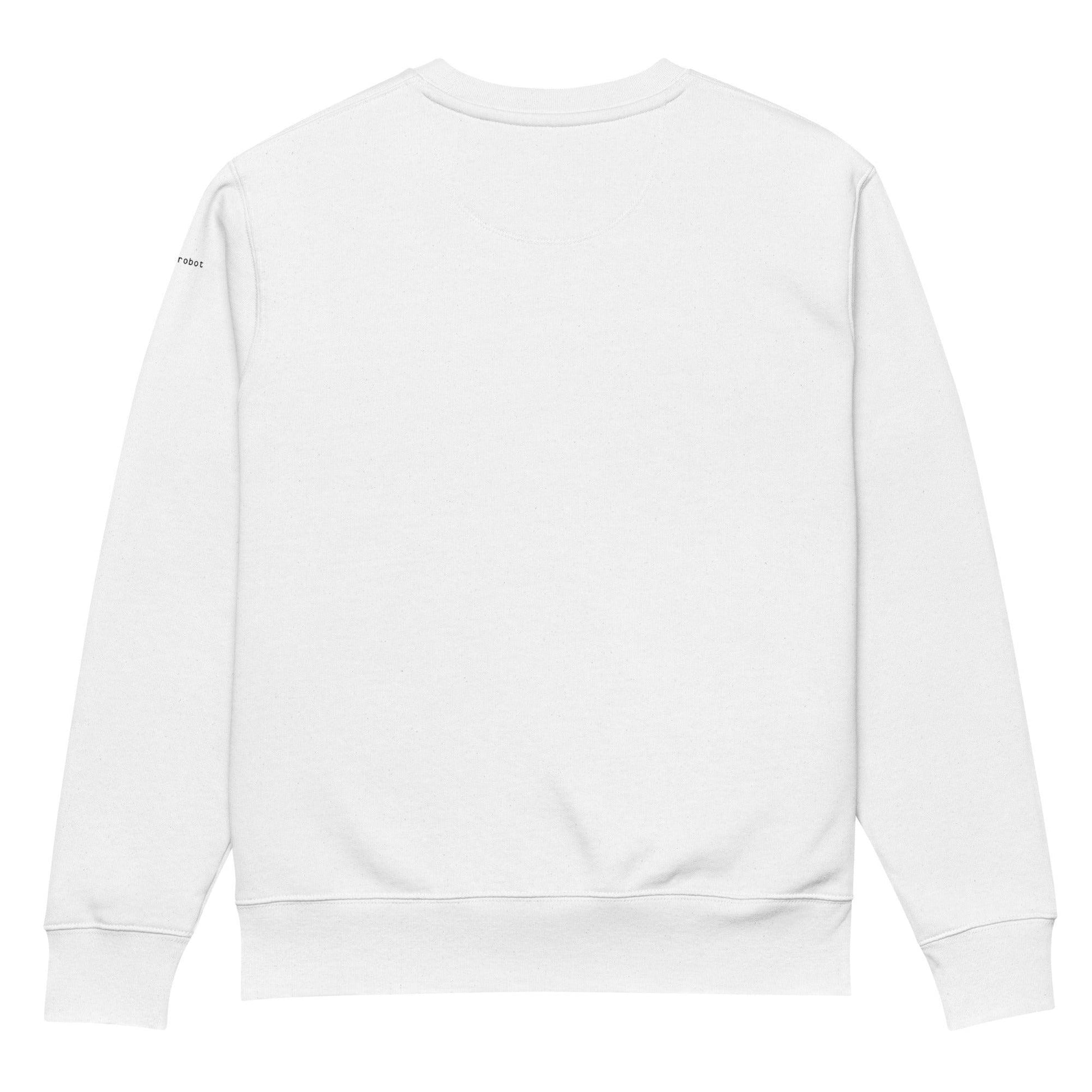 Minimalist Unisex Organic Sweatshirt - Sustainable, Simple